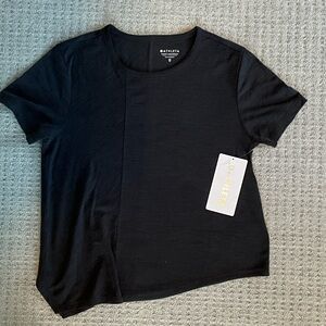 Athleta Classic Black Short Sleeve Tee